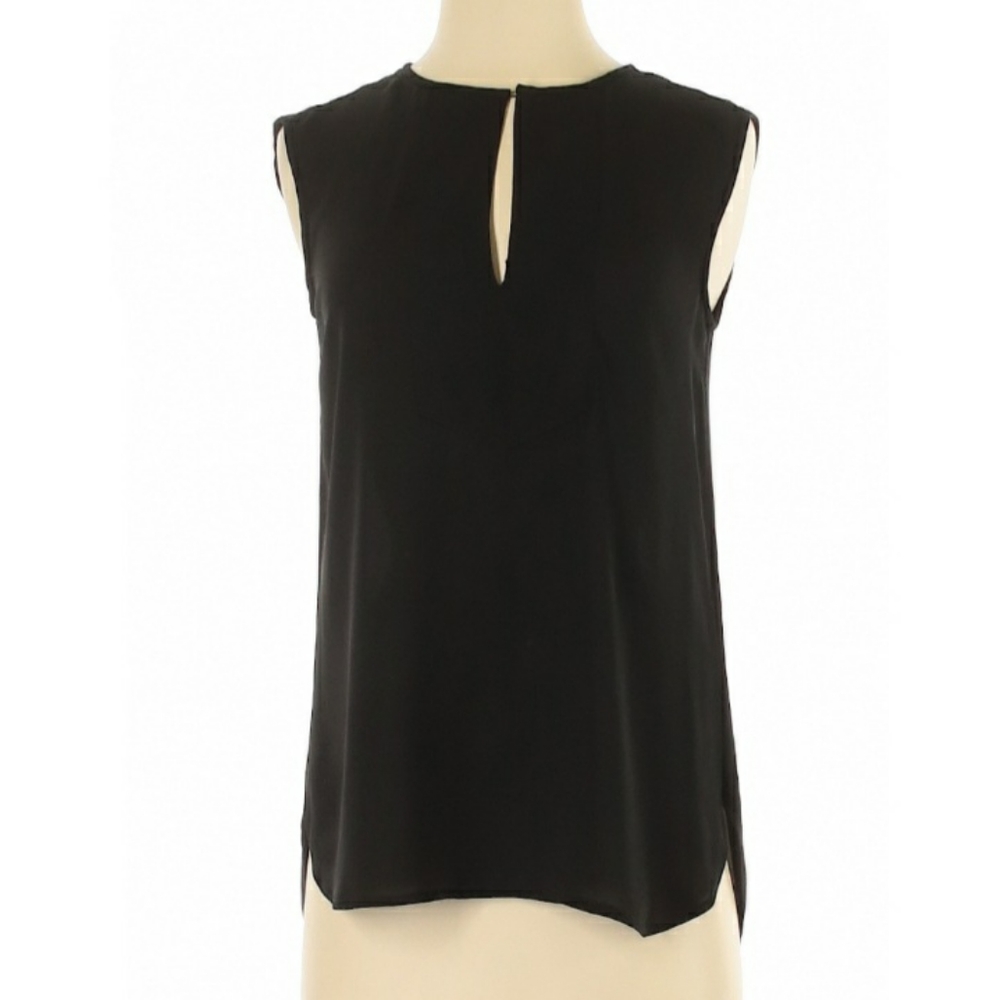 J. Crew Black Sleeveless Keyhole Top 👚 Size 00